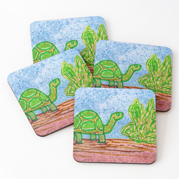 Item preview, Turtle and Letttuce Colored Illustration designed and sold by DFLC Prints.