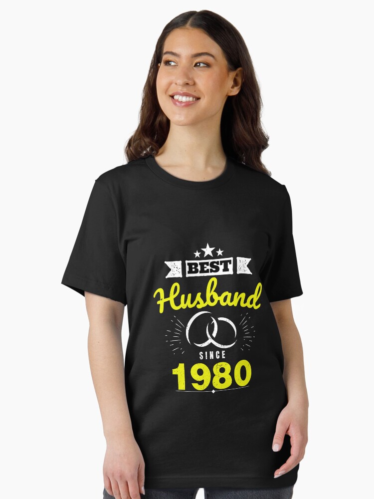 Thumbnail 1 of 7, Essential T-Shirt, Mens Best Husband Since 1980 Married for 38 Years T Shirt designed and sold by creativeloog.