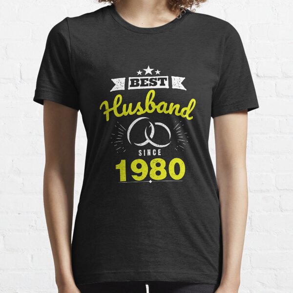 Item preview, Mens Best Husband Since 1980 Married for 38 Years T Shirt designed and sold by creativeloog.