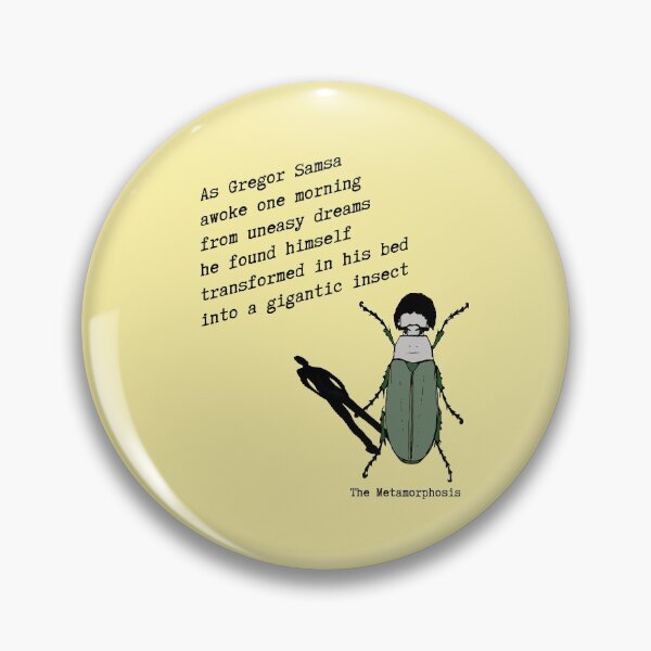 Item preview, Franz Kafka Metamorphosis Quote designed and sold by The Dead  Writers Circle.