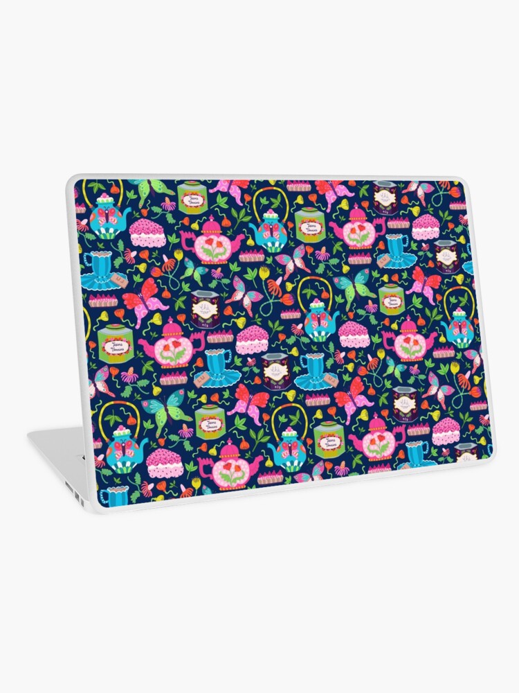 Thumbnail 1 of 2, Laptop Skin, Teapots and Tea Tins designed and sold by joanherlinger.