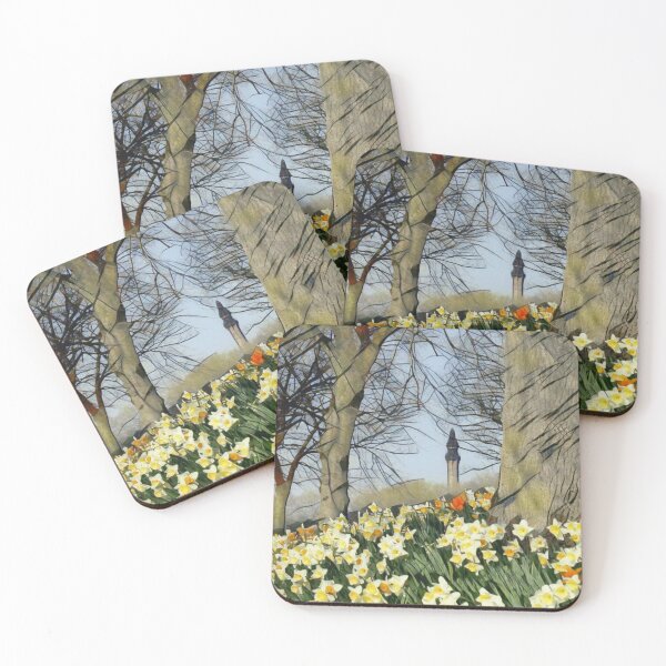 Item preview, WAINHOUSE TOWER THROUGH THE DAFFODILS  designed and sold by JACQUELINE MCKENZIE.
