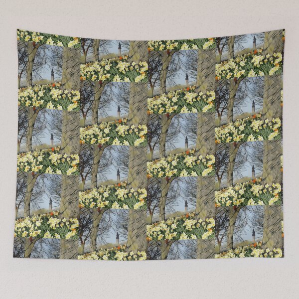 Item preview, WAINHOUSE TOWER THROUGH THE DAFFODILS  designed and sold by JACQUELINE MCKENZIE.