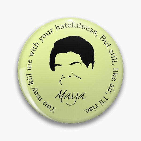 Item preview, Cita de Maya Angelou designed and sold by The Dead  Writers Circle.
