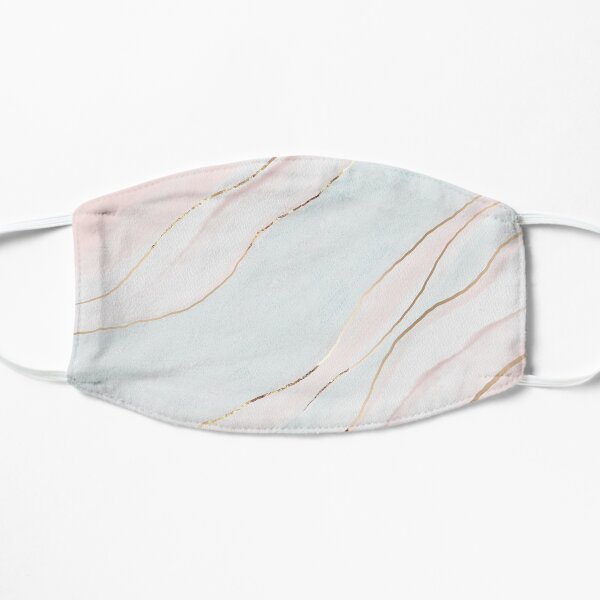 bloom daily planners ethereal marble Flat Mask