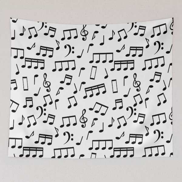 Item preview, Musical Notes Seamless Pattern Illustration designed and sold by hobrath.