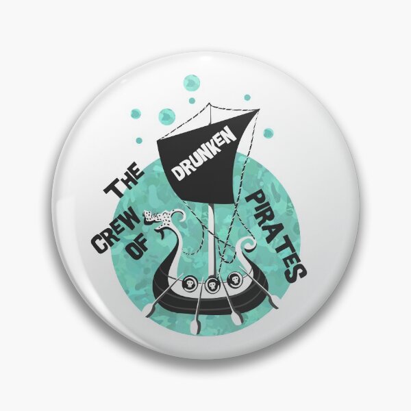 Item preview, The Crew of Drunken Pirates designed and sold by Space-Bug.