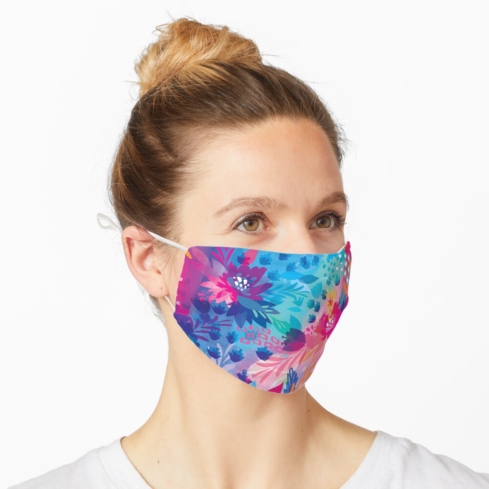 bloom daily planners floral jungle Mask