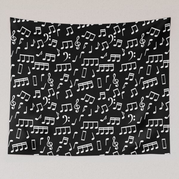 Item preview, Musical Notes Seamless Pattern Illustration designed and sold by hobrath.