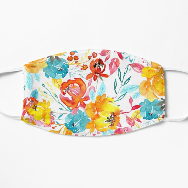 bloom daily planners happy blooms Flat Mask