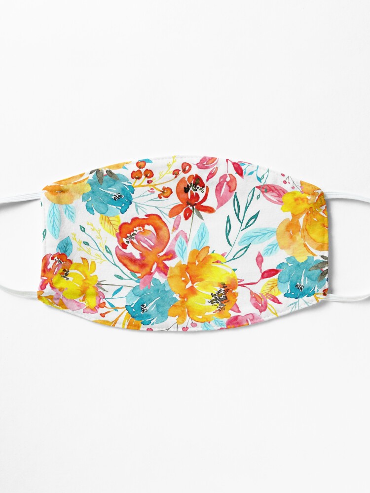 Alternate view of bloom daily planners happy blooms Mask