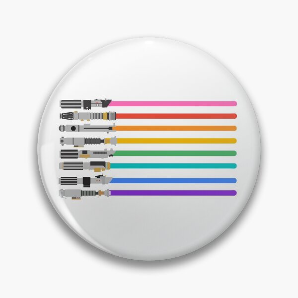 Pride Lightsabers Pin