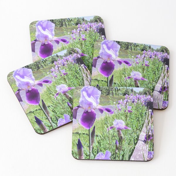 Item preview, Purple Iris and Fence designed and sold by SmokynMonkee.