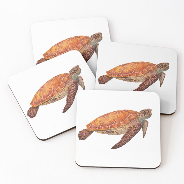 Item preview, Sea turtle swimming designed and sold by artbymeagan.