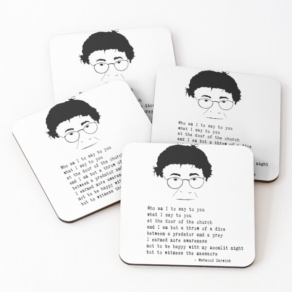 Item preview, Mahmoud Darwish Quote designed and sold by The Dead  Writers Circle.