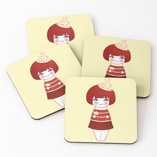 Item preview, Kokeshi Red velvet designed and sold by Pendientera.