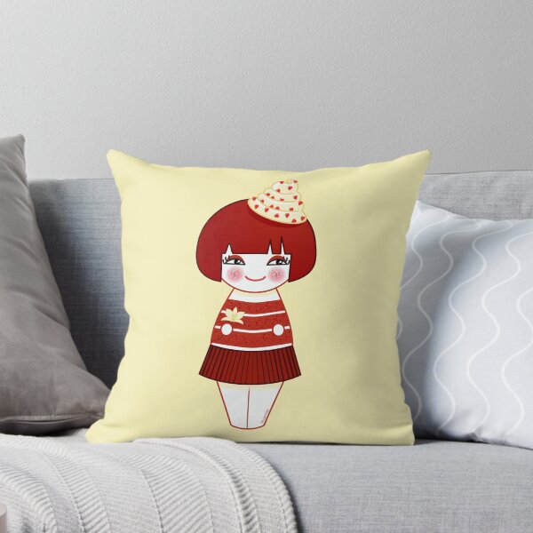Item preview, Kokeshi Red velvet designed and sold by Pendientera.
