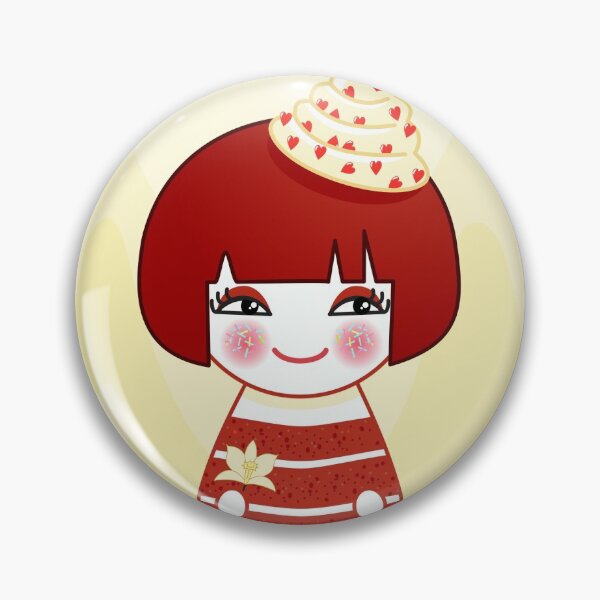 Item preview, Kokeshi Red velvet designed and sold by Pendientera.