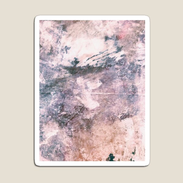 Smoky Quartz Crystal Acrylic & Ink Magnet