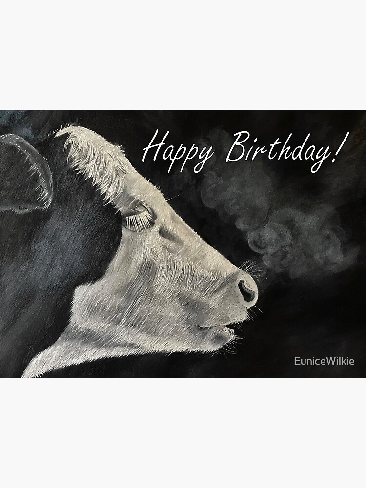 Thumbnail 2 of 2, Greeting Card, Frosty Morning - Birthday Card designed and sold by EuniceWilkie.