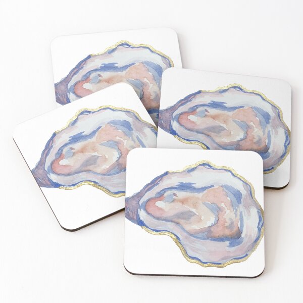 Item preview, Oyster watercolor painting designed and sold by artbymeagan.