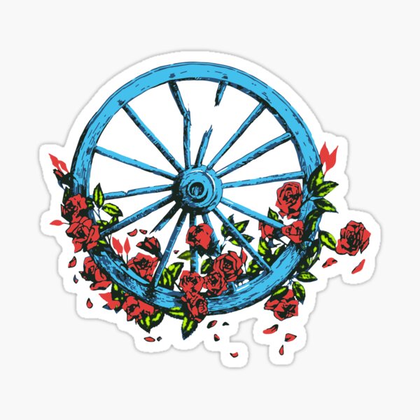 Item preview, Wheel Roses Goes Round designed and sold by Sugar-Magnolia.