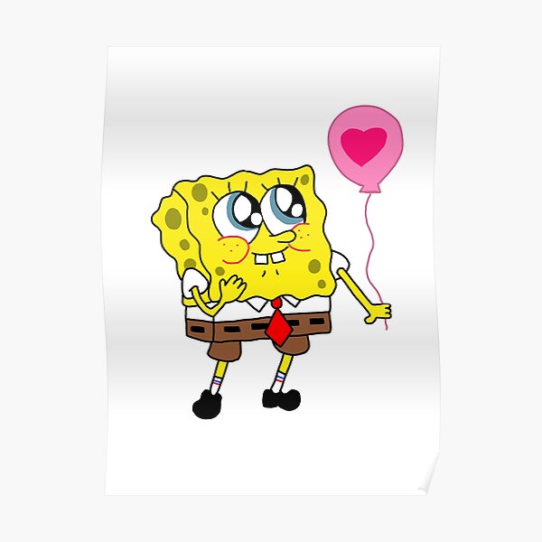 Spongebob Yellow Cute Vsco Funny Cartoon Posters | Redbubble