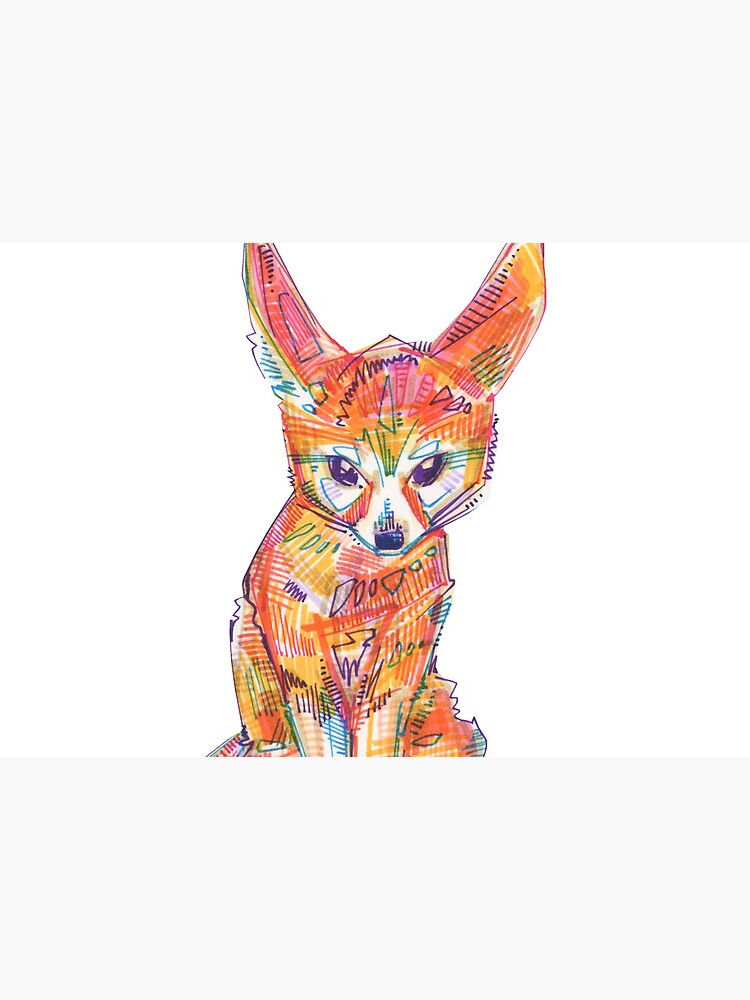 Fennec Fox Drawing - 2016 by gwennpaints