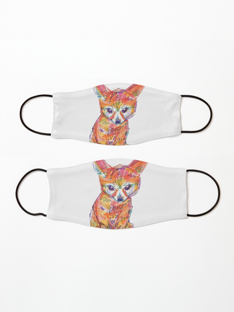 Alternate view of Fennec Fox Drawing - 2016 Mask