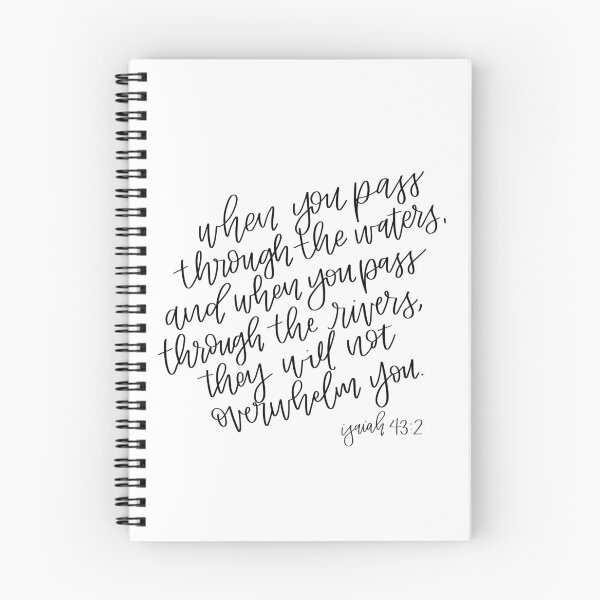 Item preview, Isaiah 43:2 Bible Verse designed and sold by bcresap.