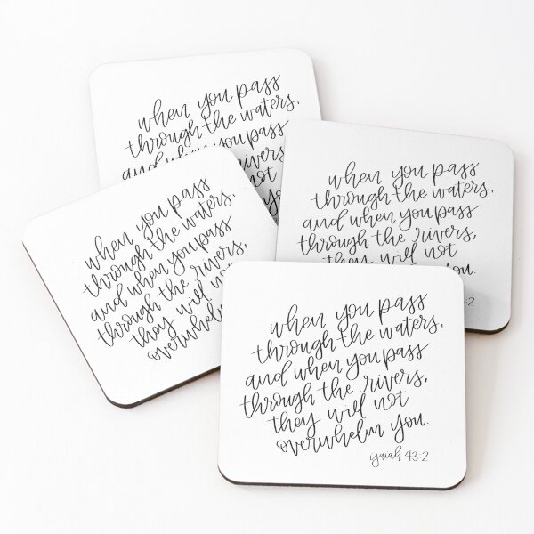 Item preview, Isaiah 43:2 Bible Verse designed and sold by bcresap.