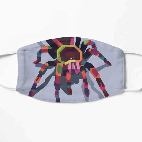 Colorful abstract spider Mask
