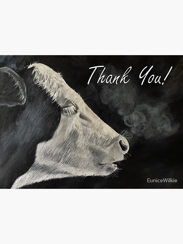 Thumbnail 2 of 2, Greeting Card, Frosty Morning - Thank You Card designed and sold by EuniceWilkie.