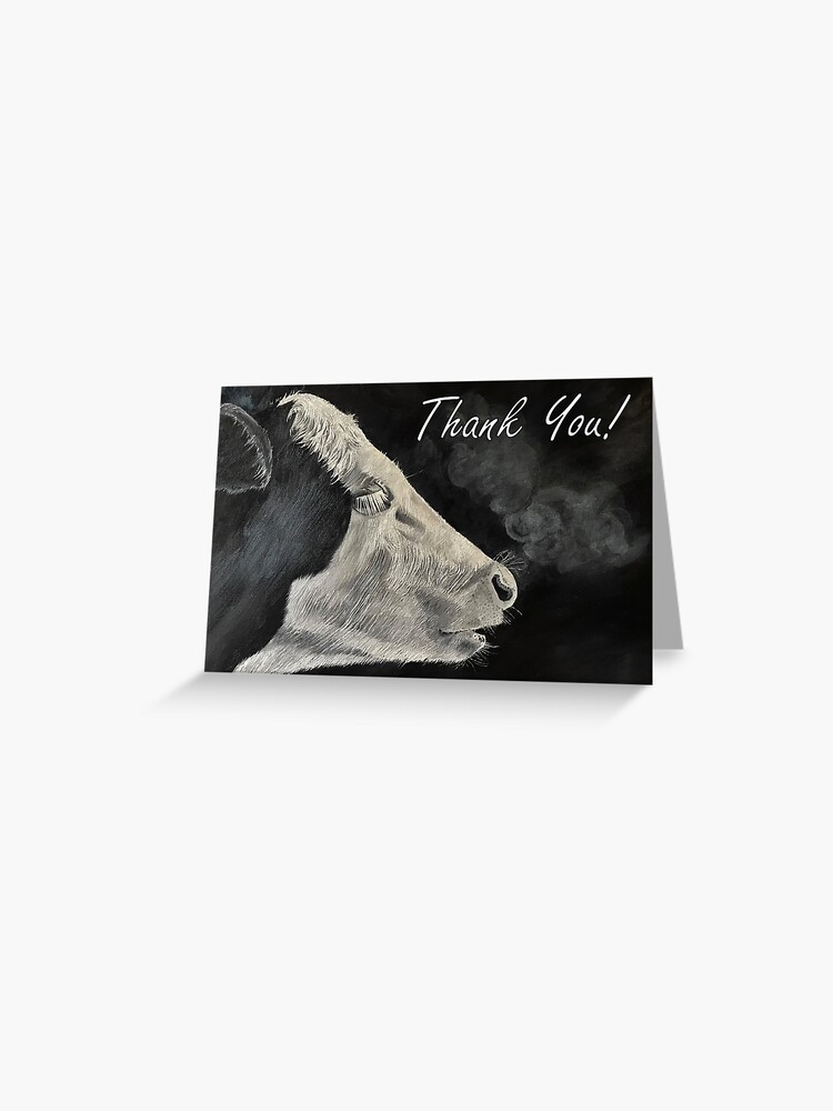Thumbnail 1 of 2, Greeting Card, Frosty Morning - Thank You Card designed and sold by EuniceWilkie.
