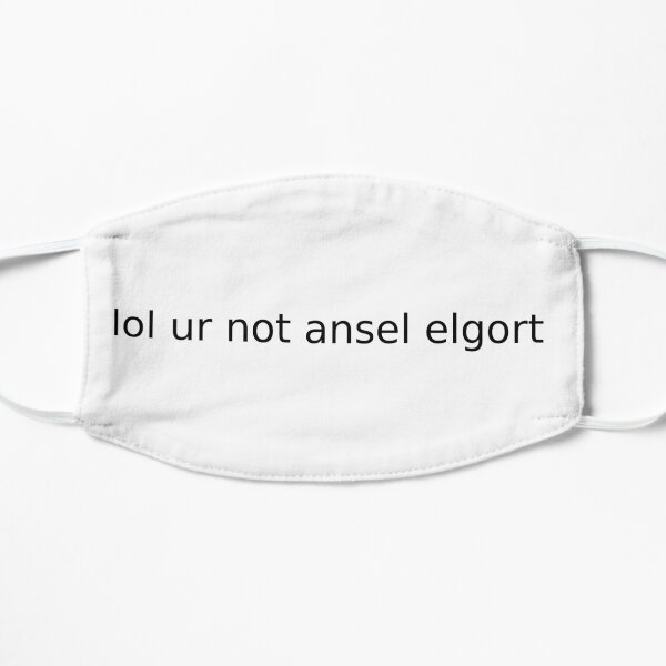 lol ur not ansel elgort Mask