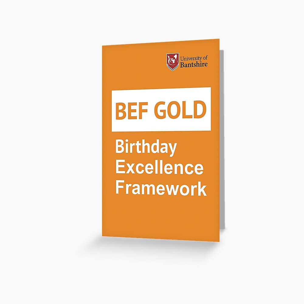 Gold birthday Greeting Card