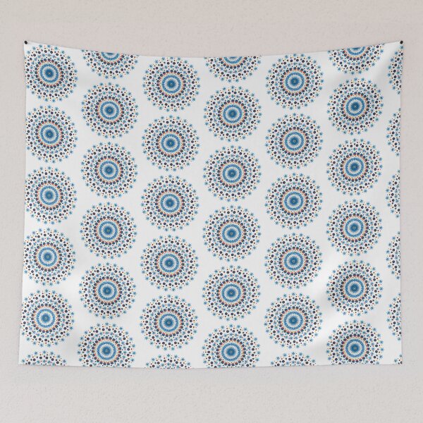 Item preview, Scientific bluish mandala designed and sold by magenta-dream.