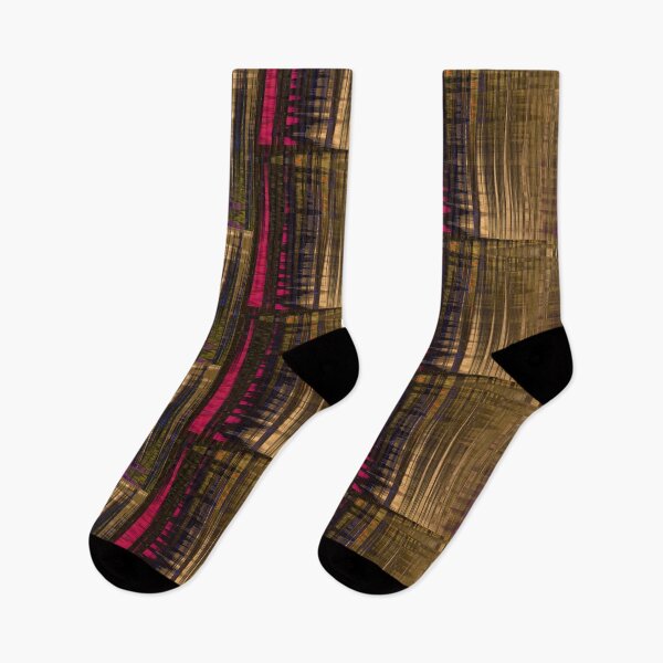 Item preview, Warm Rain abstract pattern gold pink purple designed and sold by MarniePatchett.