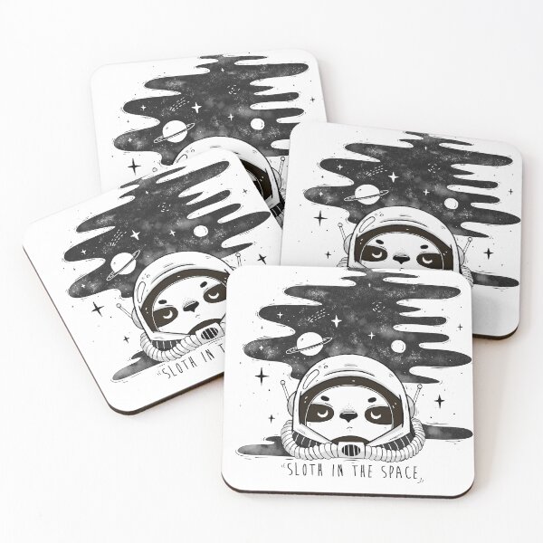 Item preview, Sloth in the Space designed and sold by lunaticpark.