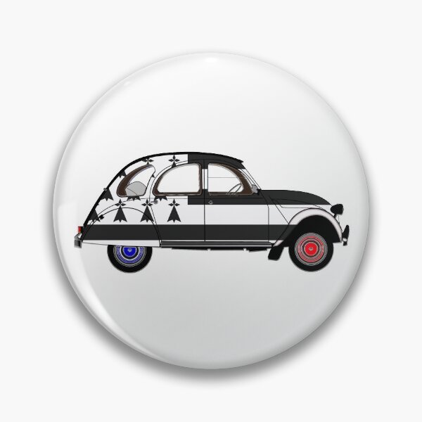 Item preview, 2CV with the Brittany Flag designed and sold by Buckwhite.