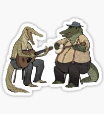 Dueling Crocodylidae Sticker