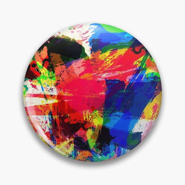 Item preview, Multi-colored paintbrush strokes art designed and sold by ComicCollages.