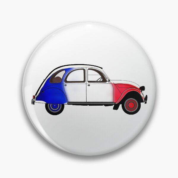 Item preview, 2CV with French Flag Colors designed and sold by Buckwhite.