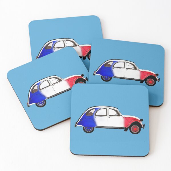 Item preview, 2CV with French Flag Colors designed and sold by Buckwhite.