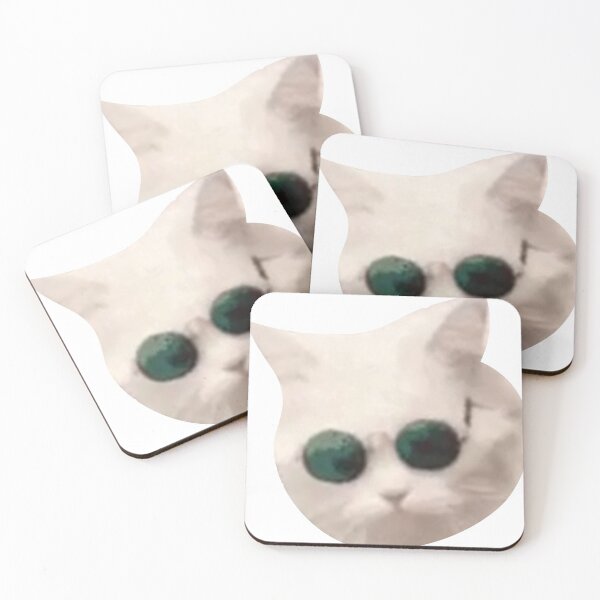 Item preview, white Cool Cat designed and sold by AdlDisEye.
