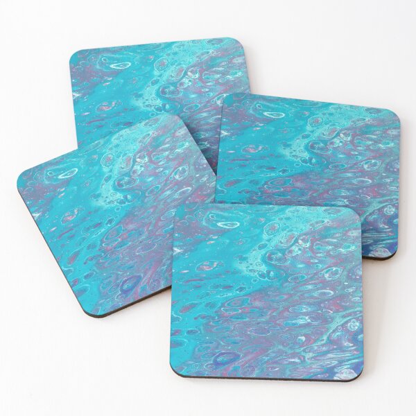 Item preview, blue marble painting underwater designed and sold by artbymeagan.