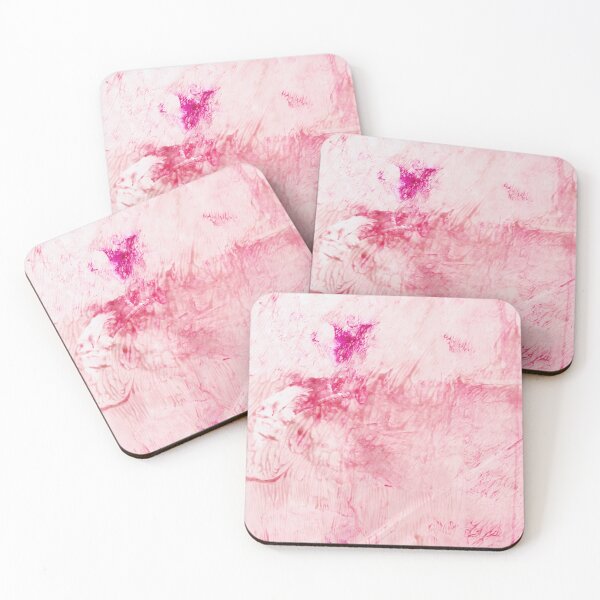 Item preview, Pink Tourmaline Crystal Acrylic & Ink designed and sold by magicksocks.