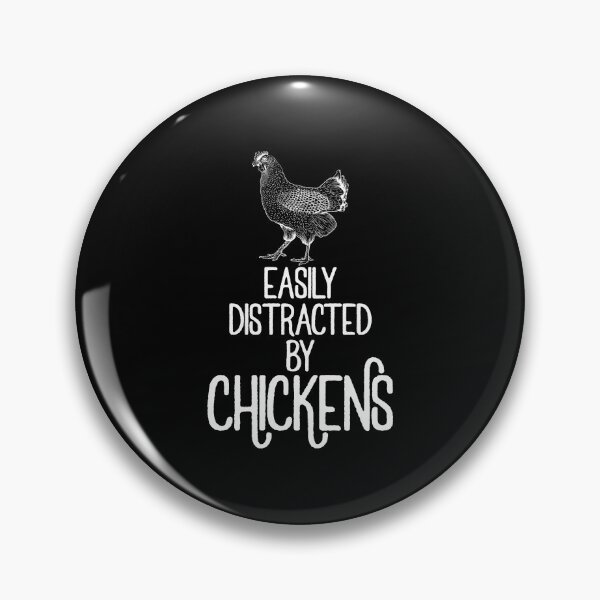 Item preview, Easily Distracted By Chickens Gift designed and sold by haselshirt.
