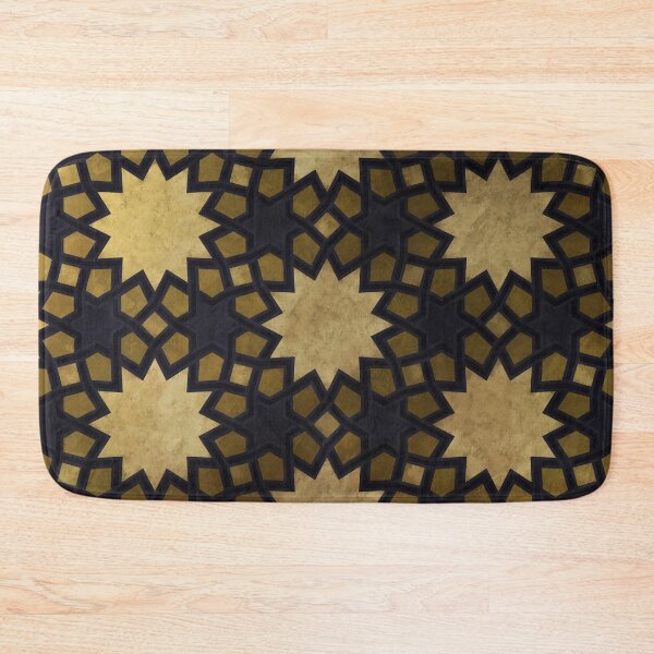 Item preview, Golden Islamic Middle Eastern Arab Mandala Pattern designed and sold by Mandala Peace.