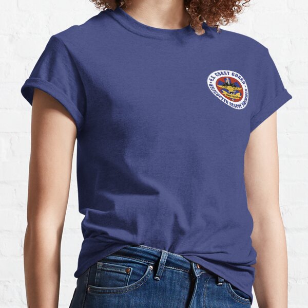 USCG Helicopter Rescue Swimmer patch Classic T-Shirt